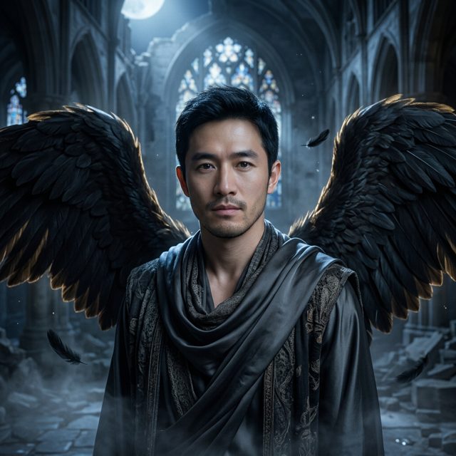 Leo as an angel